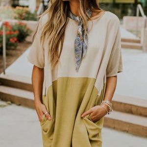 NWT ROOLEE line in the sand dress